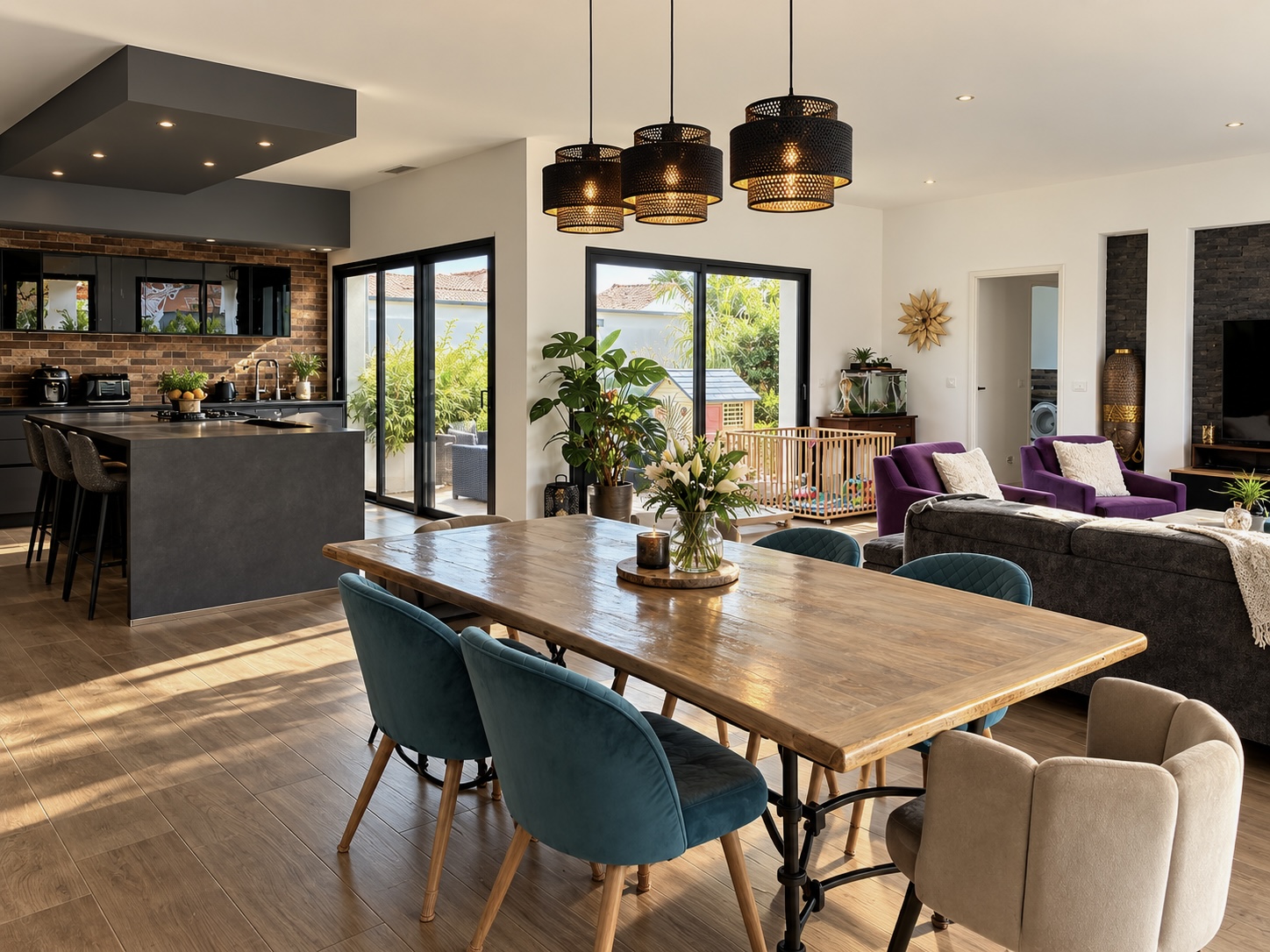 BERGERAC: Maison contemporaine T5 de plain-pied de 180 m²
